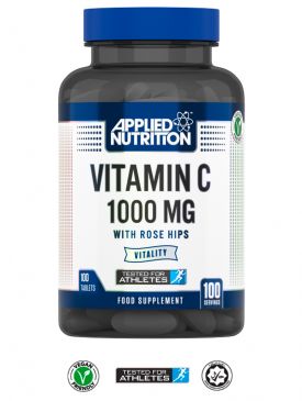 Applied Nutrition Vitamin C With Rose Hips (100 Tablets / 100 Servings)