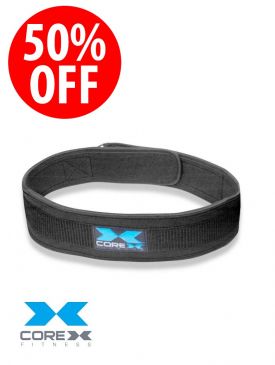 50% OFF - CoreX Fitness - Neoprene Weightlifting Belt - 4 inch - Large