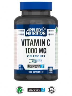 Applied Nutrition Vitamin C With Rose Hips (100 Tablets / 100 Servings)
