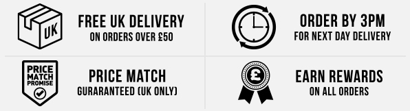 Free delivery over £50 - Order by 3pm for next day delivery - Price Match Guaranteed - Rewards